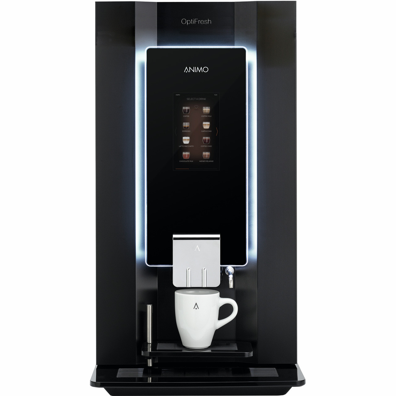 Kaffeevollautomat 1 x 5,10 l / OptiFresh 1 Touch / schwarz